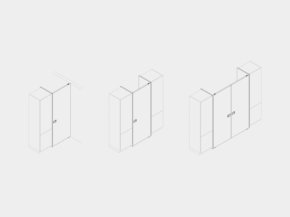 Каркасная система зонирования кухни