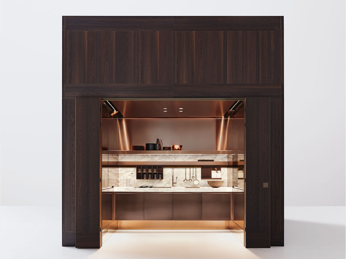 Дверная система зонирования кухни Modus