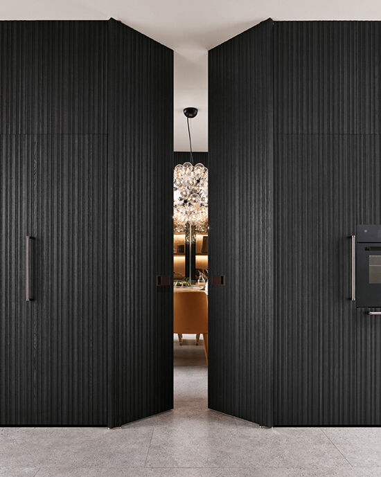 Каркасная система зонирования кухни Arclinea