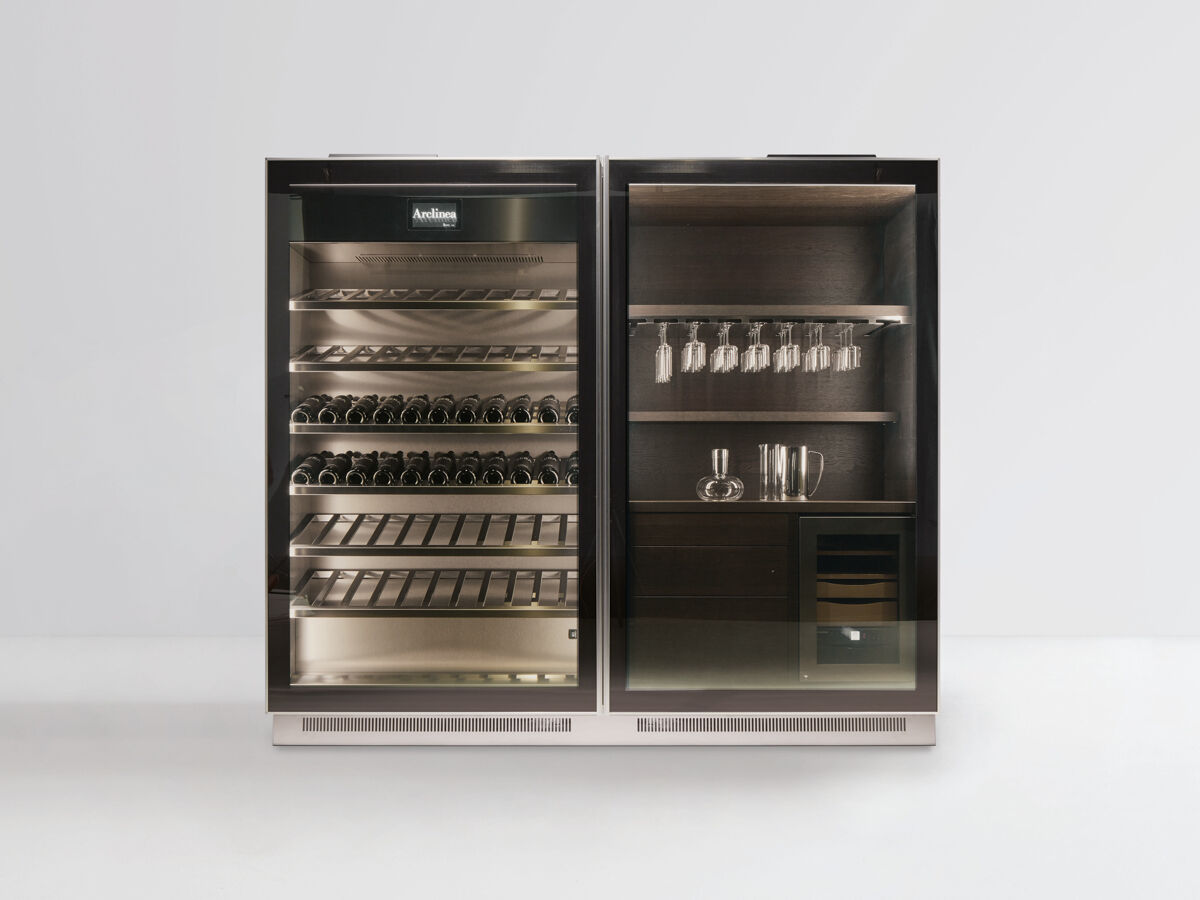 Система винных шкафов для кухни Duet