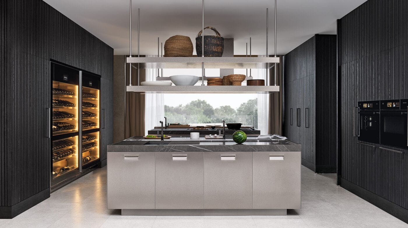 Итальянская кухня Arclinea Italy двойной остров