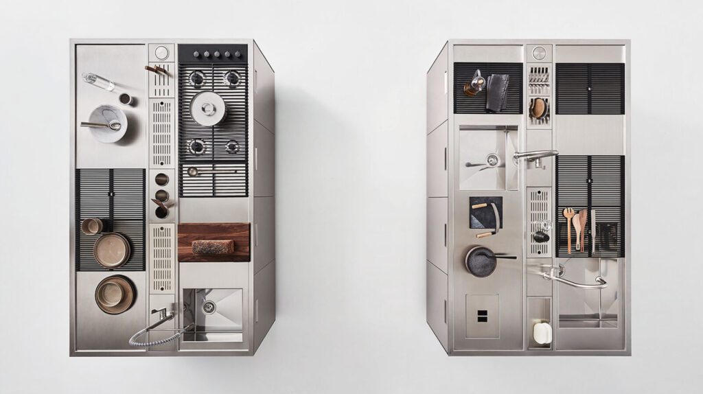 Итальянская кухня Arclinea Italia  двойной остров