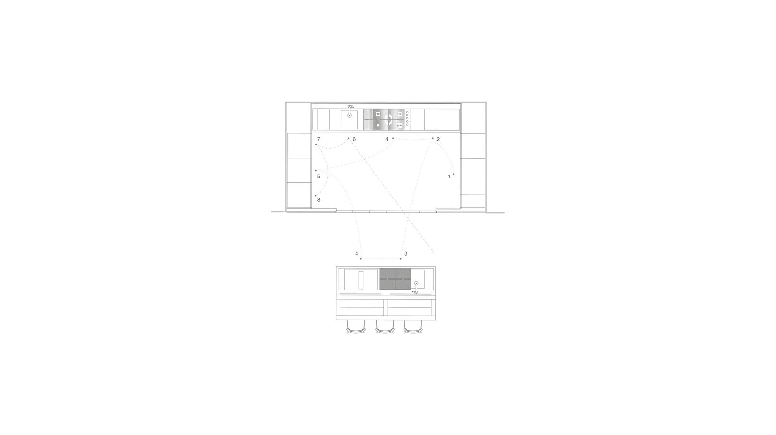 Кухня Arclinea Italia остров