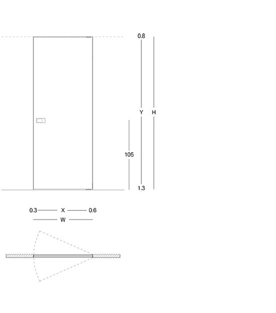 Каркасная дверь