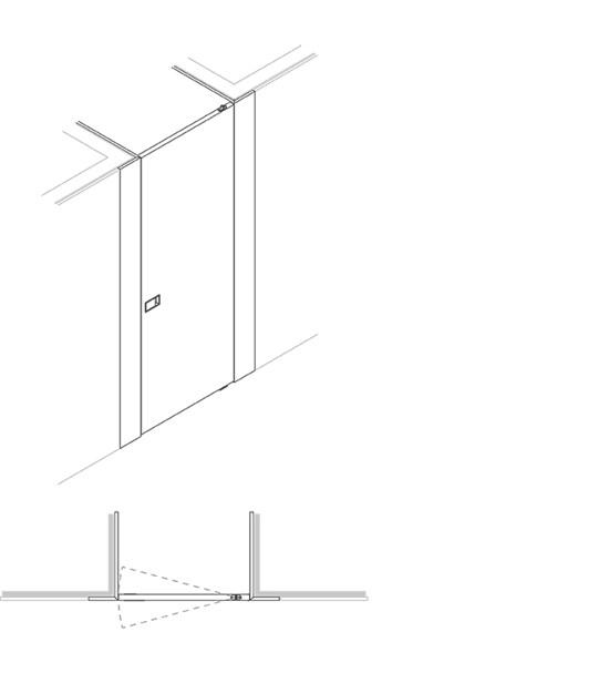 ДВЕРЬ С ТОРЦЕВЫМИ ПАНЕЛЯМИ