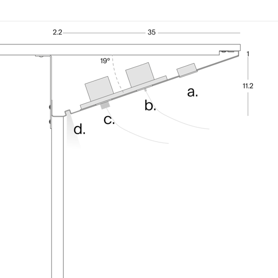 Закусочная зона Arclinea Canto
