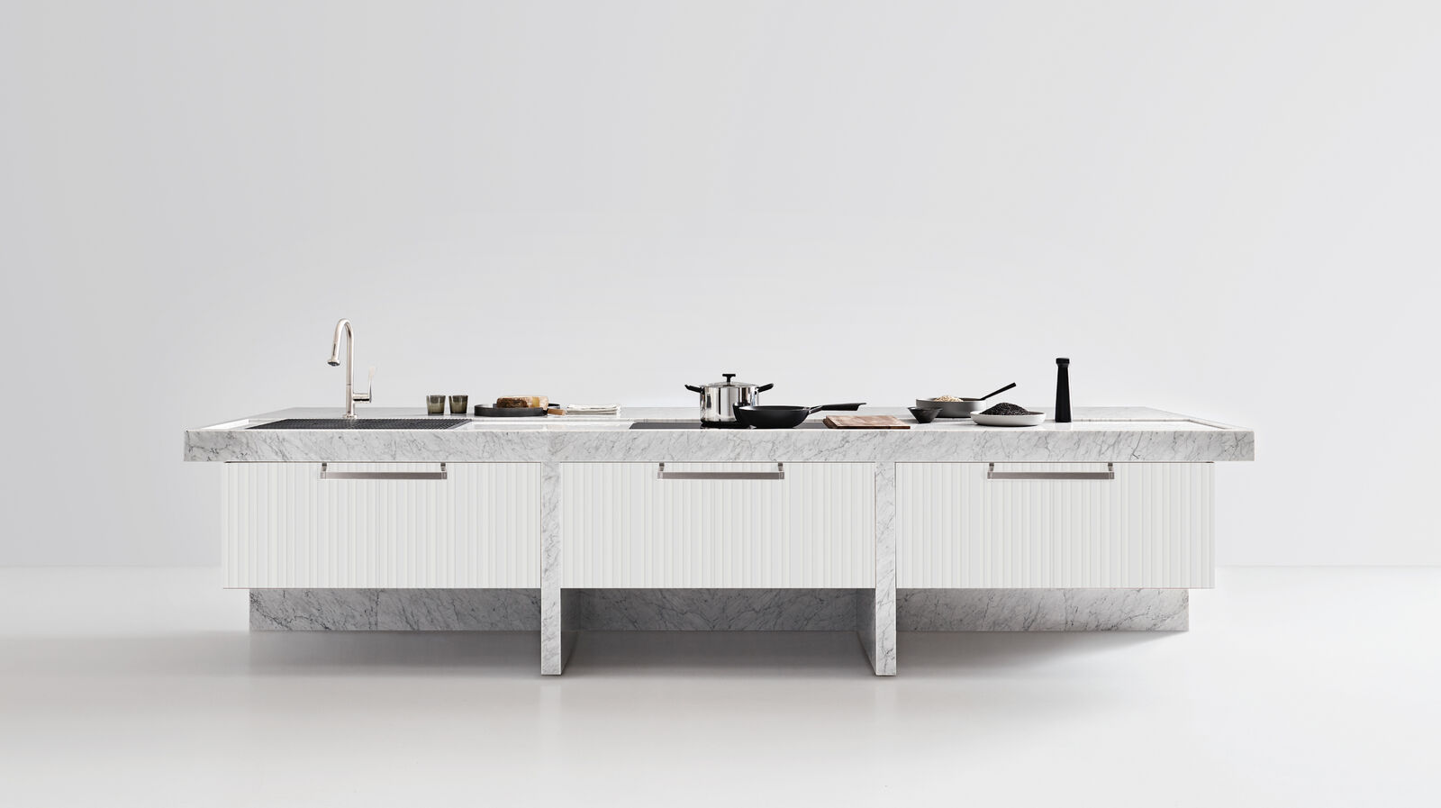 Кухня  из мрамора Arclinea Lignum et Lapis, Vina