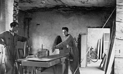 Сороковые годы, столярная мастерская Fortuna