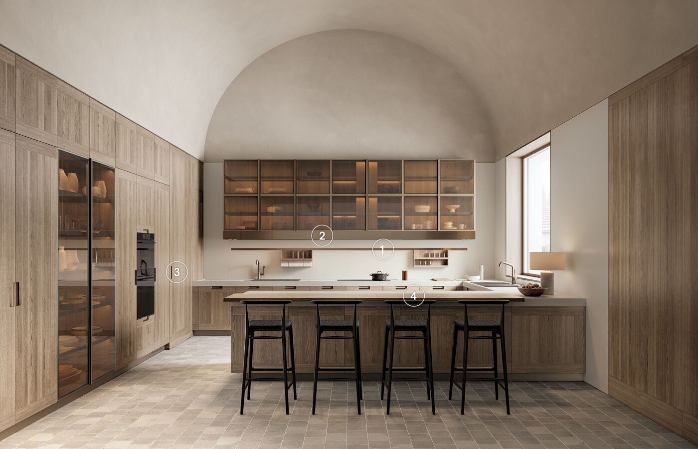 Кухня Arclinea Principia Vina